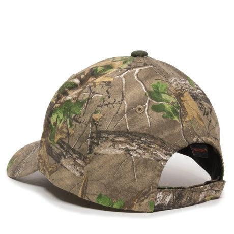 Outdoor Cap 350 Canvas Camo Structured Solid Back Hat Unisex Accessories Hats & Caps