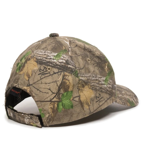 Outdoor Cap 350 Canvas Camo Structured Solid Back Hat Unisex Accessories Hats & Caps