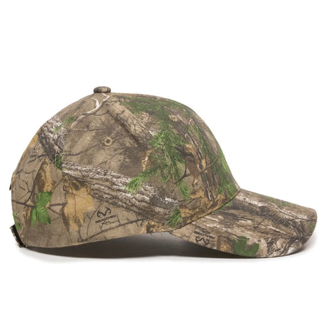 Outdoor Cap 350 Canvas Camo Structured Solid Back Hat Unisex Accessories Hats & Caps