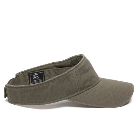 Outdoor Cap GWTV-100 Garment Washed Cotton Twill Visor Unisex Accessories Hats & Caps