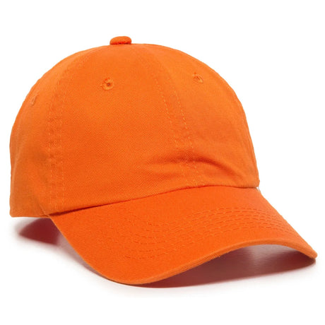 Outdoor Cap GWT-116 Garment Washed Cotton Twill Unstructured Solid Back Hat Unisex Accessories Hats & Caps