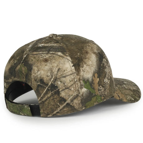 Outdoor Cap 350 Canvas Camo Structured Solid Back Hat Unisex Accessories Hats & Caps