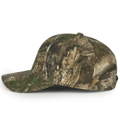 Outdoor Cap 350 Canvas Camo Structured Solid Back Hat Unisex Accessories Hats & Caps