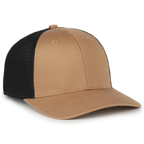 Outdoor Cap FLX672M Pro Round Crown Structured Trucker Hat Unisex Accessories Hats & Caps