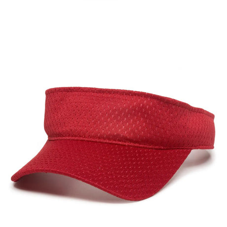 Outdoor Cap JMV-100 Jersey Mesh Visor Unisex Accessories Hats & Caps
