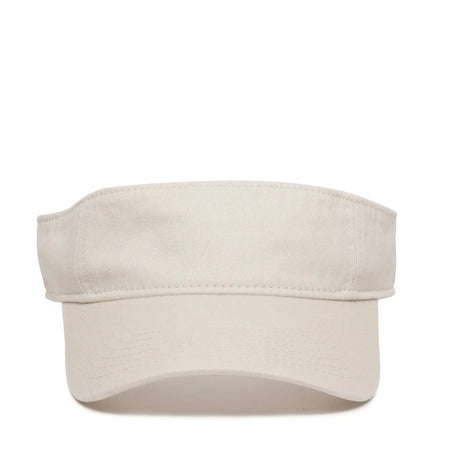 Outdoor Cap GWTV-100 Garment Washed Cotton Twill Visor Unisex Accessories Hats & Caps