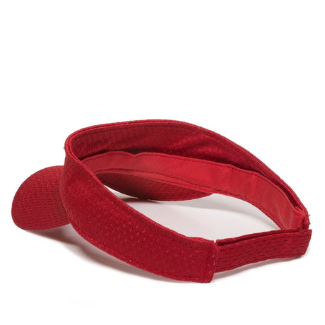 Outdoor Cap JMV-100 Jersey Mesh Visor Unisex Accessories Hats & Caps