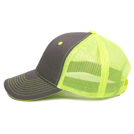 Outdoor Cap GWT-101M Cotton Twill Garment Washed Structured Trucker Hat Unisex Accessories Hats & Caps