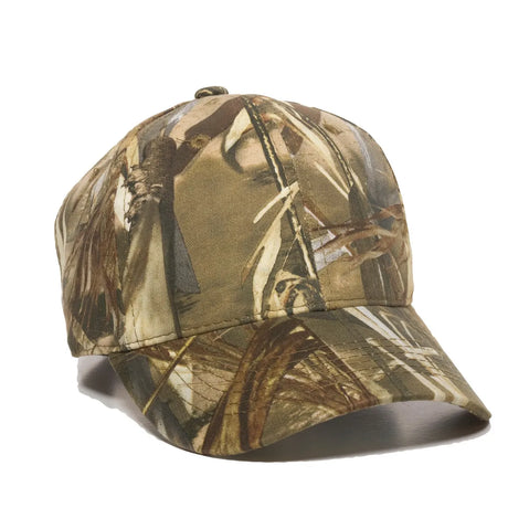 Outdoor Cap 350 Canvas Camo Structured Solid Back Hat Unisex Accessories Hats & Caps