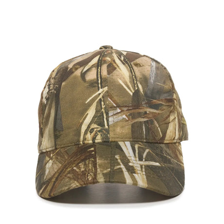 Outdoor Cap 350 Canvas Camo Structured Solid Back Hat Unisex Accessories Hats & Caps