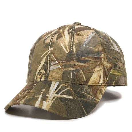 Outdoor Cap 350 Canvas Camo Structured Solid Back Hat Unisex Accessories Hats & Caps