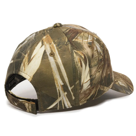 Outdoor Cap 350 Canvas Camo Structured Solid Back Hat Unisex Accessories Hats & Caps