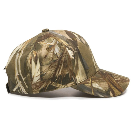 Outdoor Cap 350 Canvas Camo Structured Solid Back Hat Unisex Accessories Hats & Caps