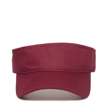 Outdoor Cap GWTV-100 Garment Washed Cotton Twill Visor Unisex Accessories Hats & Caps