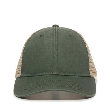 Outdoor Cap PNY-100M Heavy Washed Structured Trucker Hat Unisex Accessories Hats & Caps
