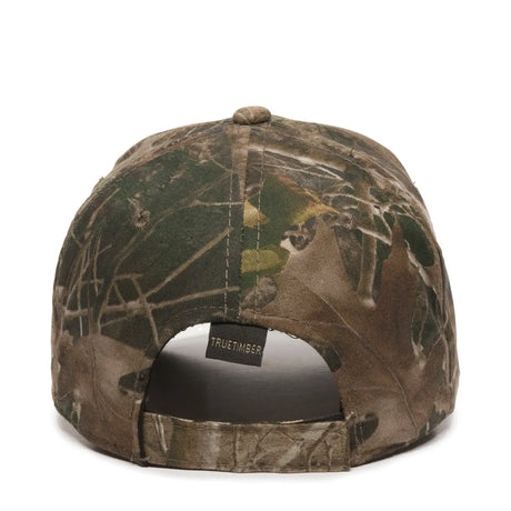 Outdoor Cap 350 Canvas Camo Structured Solid Back Hat Unisex Accessories Hats & Caps