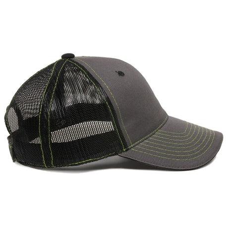 Outdoor Cap GWT-101M Cotton Twill Garment Washed Structured Trucker Hat Unisex Accessories Hats & Caps