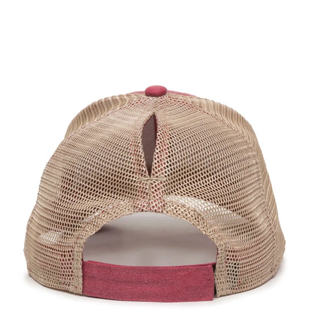 Outdoor Cap PNY-100M Heavy Washed Structured Trucker Hat Unisex Accessories Hats & Caps