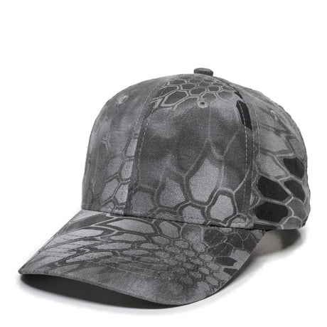 Outdoor Cap 350 Canvas Camo Structured Solid Back Hat Unisex Accessories Hats & Caps
