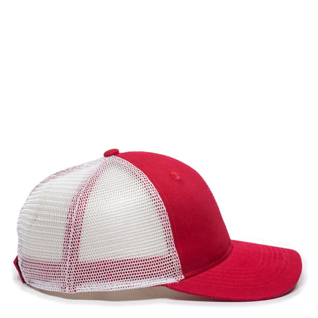 Outdoor Cap PNY-100M Heavy Washed Structured Trucker Hat Unisex Accessories Hats & Caps