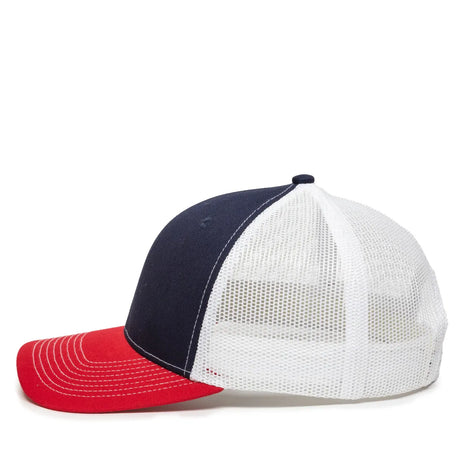 Outdoor Cap OC771V Comfort Sweatband Structured Trucker Hat Unisex Accessories Hats & Caps