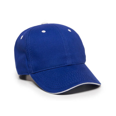 Outdoor Cap GL-845 Contrasting Button and Eyelets Structured Solid Back Hat Unisex Accessories Hats & Caps