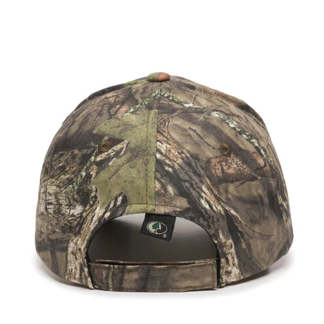 Outdoor Cap 350 Canvas Camo Structured Solid Back Hat Unisex Accessories Hats & Caps
