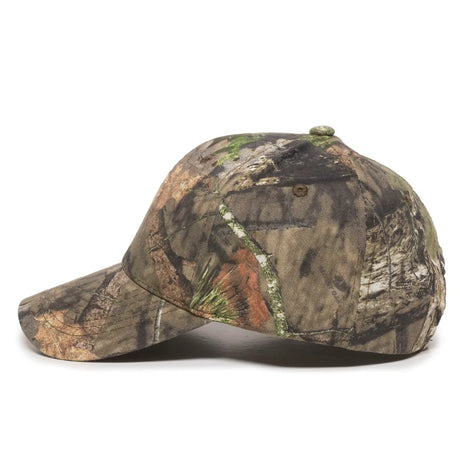 Outdoor Cap 350 Canvas Camo Structured Solid Back Hat Unisex Accessories Hats & Caps