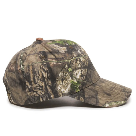 Outdoor Cap 350 Canvas Camo Structured Solid Back Hat Unisex Accessories Hats & Caps