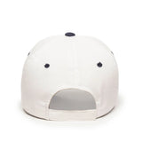 Outdoor Cap GL-845 Contrasting Button and Eyelets Structured Solid Back Hat Unisex Accessories Hats & Caps