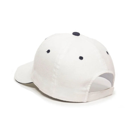 Outdoor Cap GL-845 Contrasting Button and Eyelets Structured Solid Back Hat Unisex Accessories Hats & Caps
