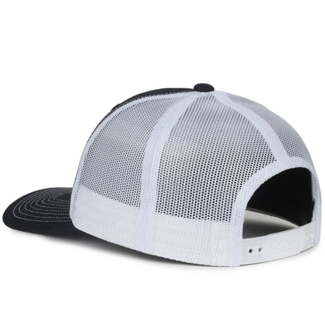 Outdoor Cap MB2020 Contrast Construction Stitch Structured Trucker Hat Unisex Accessories Hats & Caps