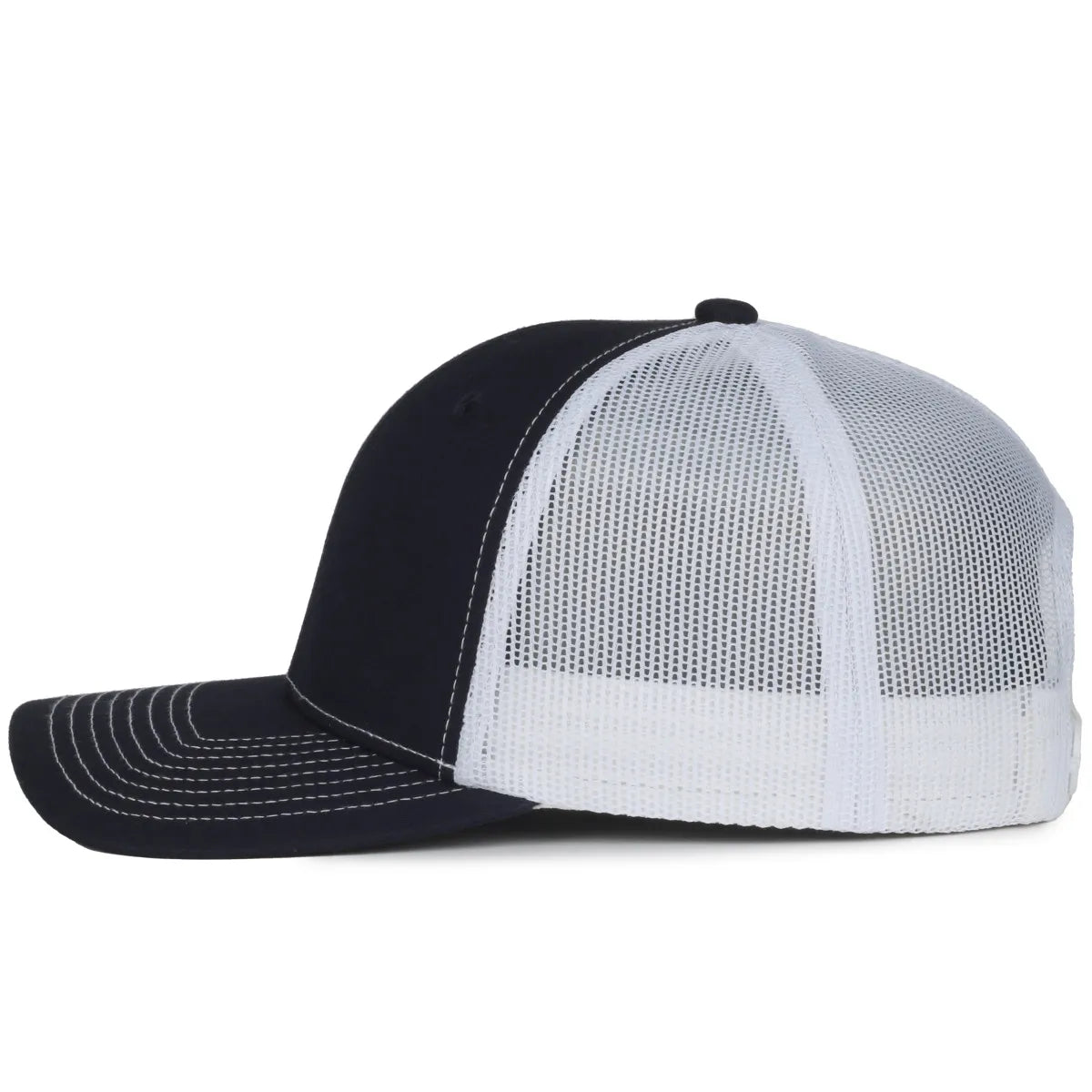 Outdoor Cap MB2020 Contrast Construction Stitch Structured Trucker Hat Unisex Accessories Hats & Caps