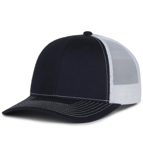 Outdoor Cap MB2020 Contrast Construction Stitch Structured Trucker Hat Unisex Accessories Hats & Caps