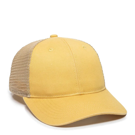 Outdoor Cap PNY-100M Heavy Washed Structured Trucker Hat Unisex Accessories Hats & Caps