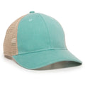 Outdoor Cap PNY-100M Heavy Washed Structured Trucker Hat Unisex Accessories Hats & Caps
