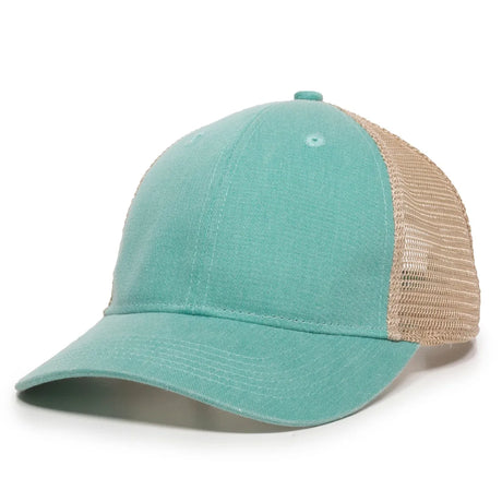 Outdoor Cap PNY-100M Heavy Washed Structured Trucker Hat Unisex Accessories Hats & Caps