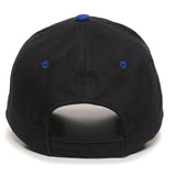 Outdoor Cap GL-845 Contrasting Button and Eyelets Structured Solid Back Hat Unisex Accessories Hats & Caps