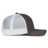 Outdoor Cap MB2020 Contrast Construction Stitch Structured Trucker Hat Unisex Accessories Hats & Caps