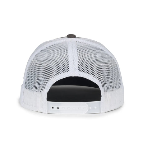 Outdoor Cap MB2020 Contrast Construction Stitch Structured Trucker Hat Unisex Accessories Hats & Caps