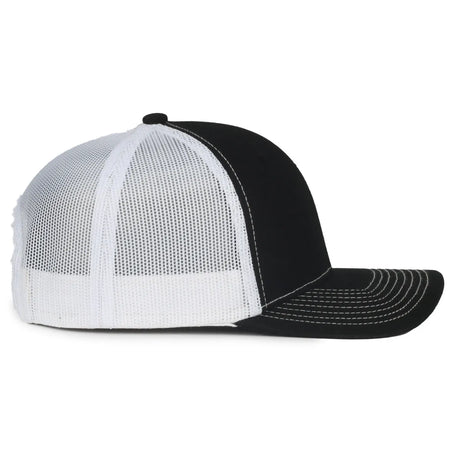 Outdoor Cap MB2020 Contrast Construction Stitch Structured Trucker Hat Unisex Accessories Hats & Caps