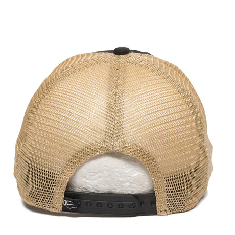 Outdoor Cap PWT-200M Tea-Stained Unstructured Trucker Hat Unisex Accessories Hats & Caps