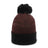 Outdoor Cap PWC-100 Heathered Acrylic Knit Beanie with Pom Unisex Accessories Hats & Caps