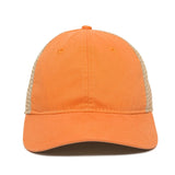 Outdoor Cap PWT-200M Tea-Stained Unstructured Trucker Hat Unisex Accessories Hats & Caps