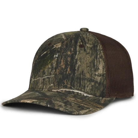Outdoor Cap MB2020CAMO Canvas Camo Contrast Structured Trucker Hat Unisex Accessories Hats & Caps