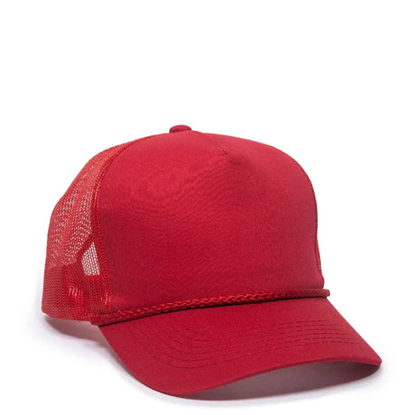 Outdoor Cap GL-155 Visor with Cord Structured Trucker Hat Unisex Accessories Hats & Caps
