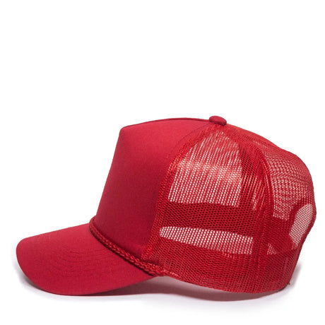 Outdoor Cap GL-155 Visor with Cord Structured Trucker Hat Unisex Accessories Hats & Caps