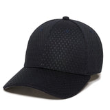 Outdoor Cap PFX-120 Premium Jersey Mesh Structured Solid Back Hat Unisex Accessories Hats & Caps