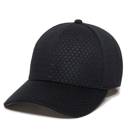 Outdoor Cap PFX-120 Premium Jersey Mesh Structured Solid Back Hat Unisex Accessories Hats & Caps
