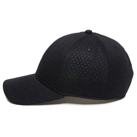 Outdoor Cap PFX-120 Premium Jersey Mesh Structured Solid Back Hat Unisex Accessories Hats & Caps